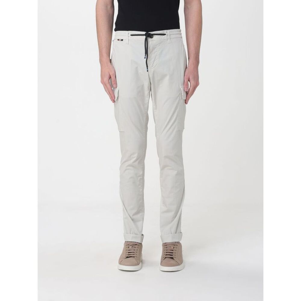 Mason's Cargo Trousers In Wool And Cotton Blend